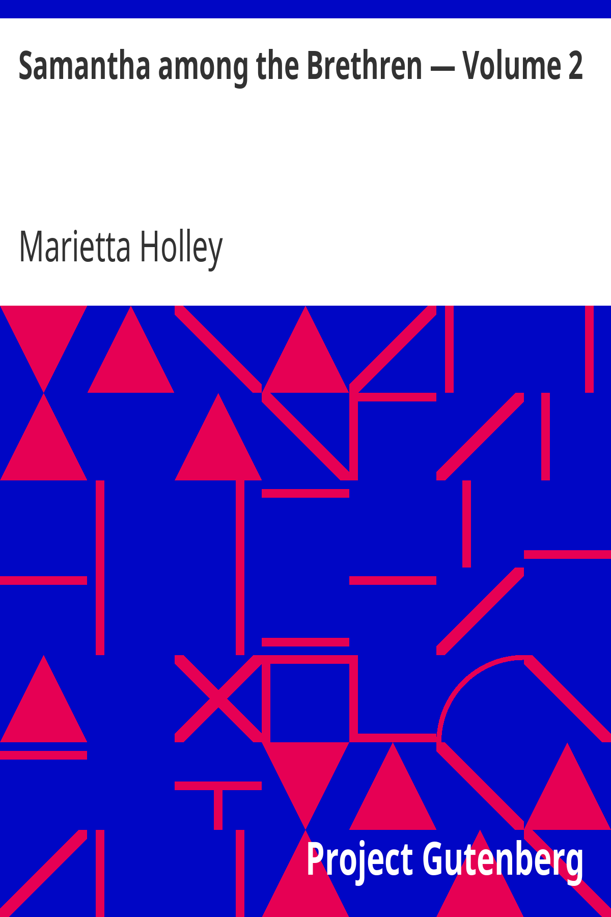 Book cover for Samantha among the Brethren — Volume 2